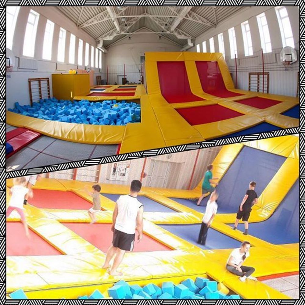 Батутный развлекательный парк - купить проект спортивного аттракциона - "ЗВЕЗДА"