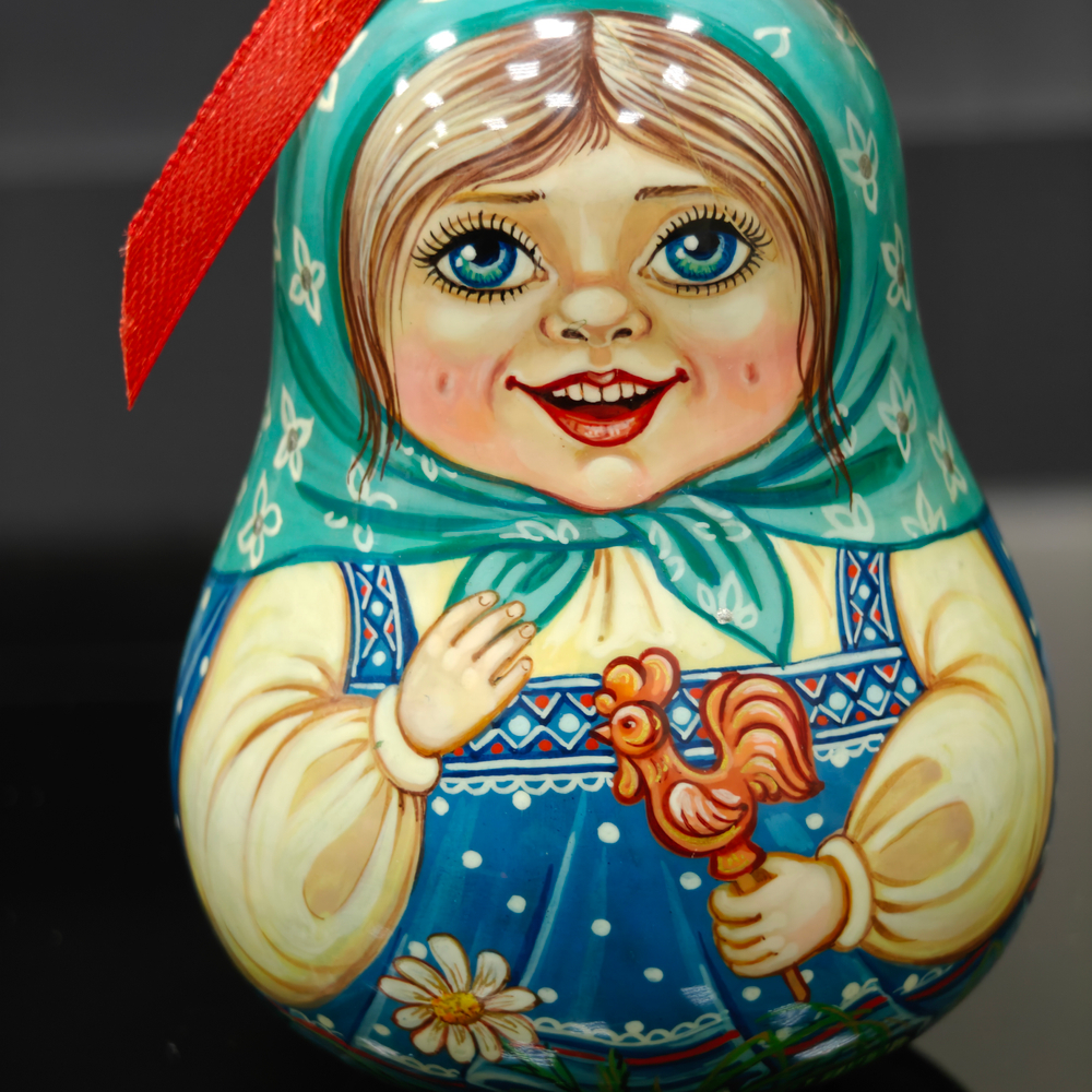 Матрешка "Аленка"( ручная роспись Палех)