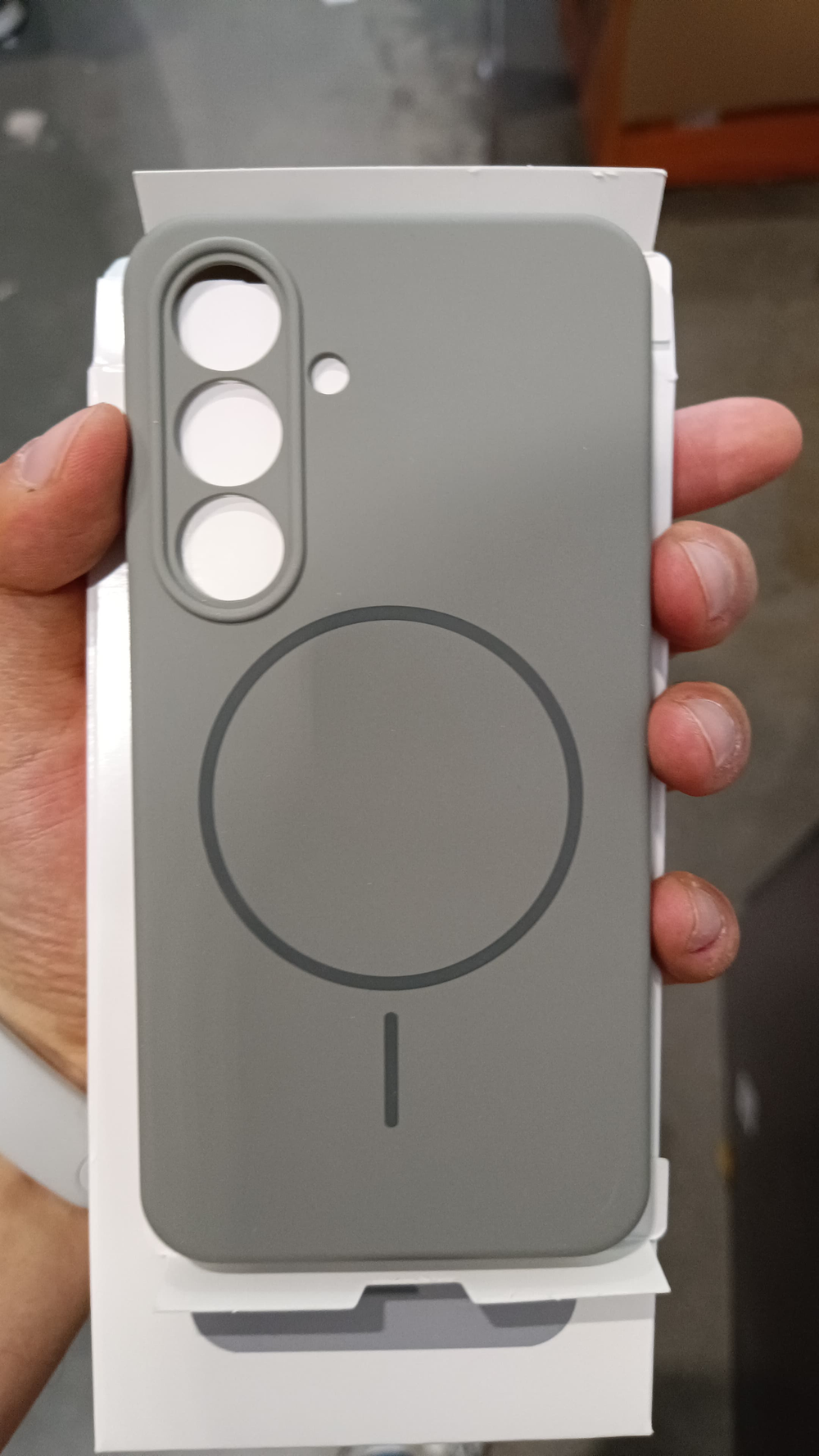 Накладка SILICONE CASE c MagSafe для Samsung S25 Ultra