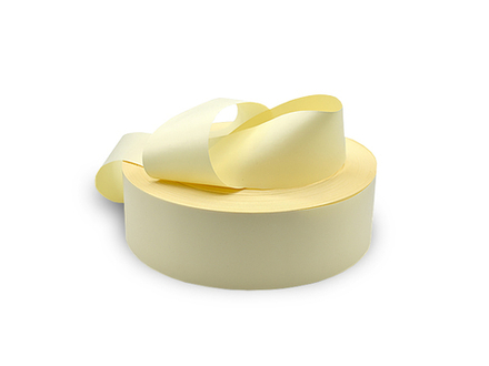 Плиссированная лента МАТОВАЯ 25/40 Светло-Желтая