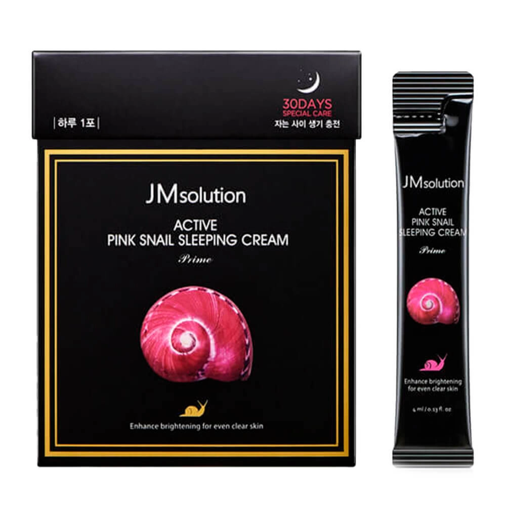 Ночная маска для лица JMsolution Active Pink Snail Sleeping Cream 4 мл