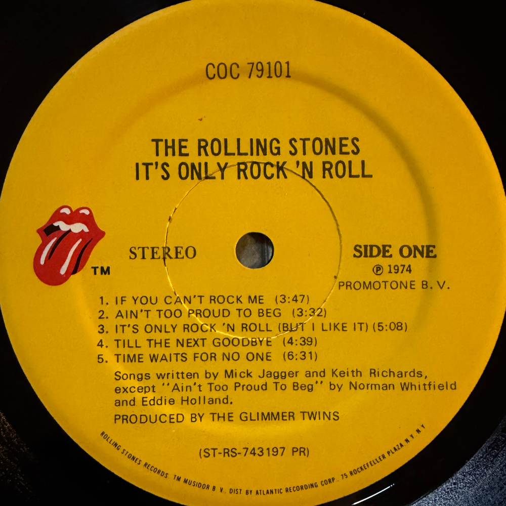 The Rolling Stones ‎– It's Only Rock 'N Roll (США 1974г.)