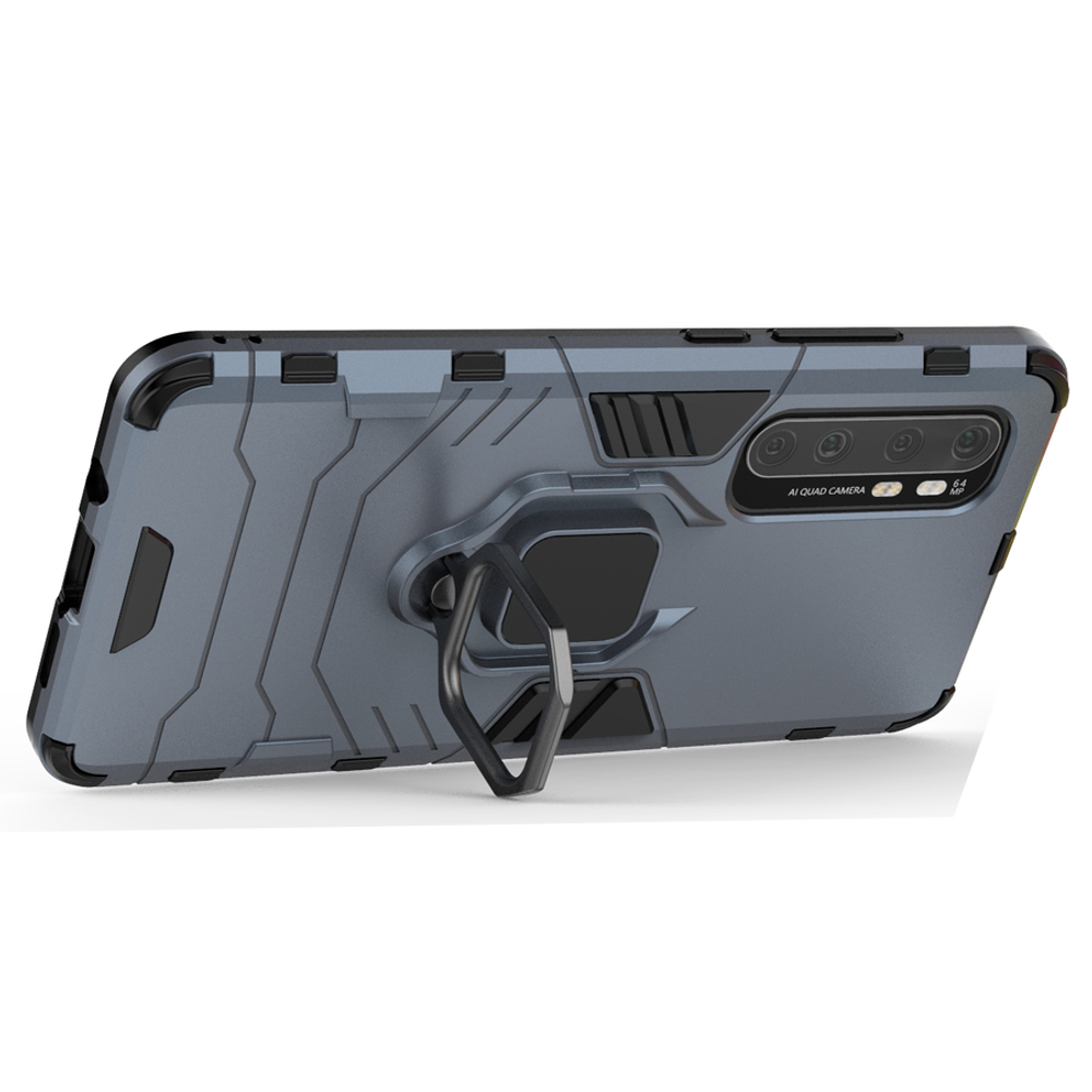 Противоударный чехол с кольцом Panther Case для Xiaomi Mi Note 10 Lite