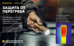 Фонарь Armytek Dobermann Pro Magnet USB SAND (теплый свет)