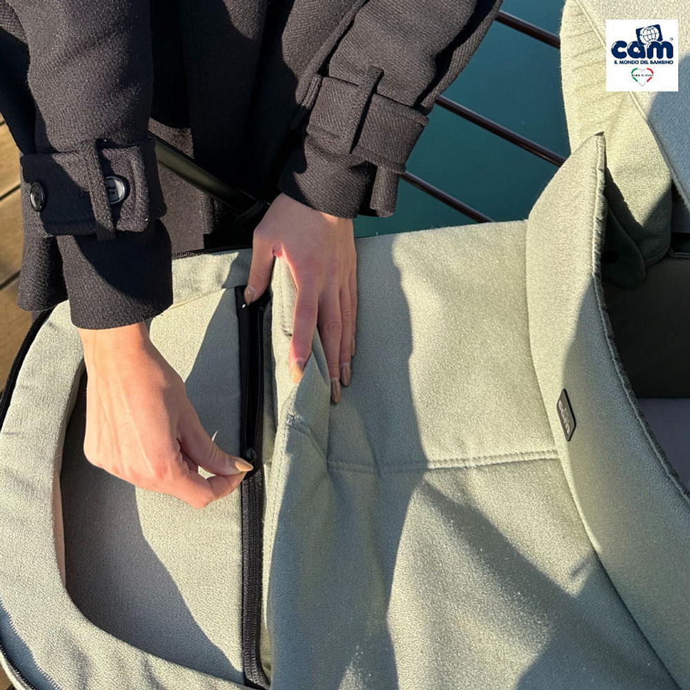 Коляска 2 в 1 CAM Modus 600 зелёный