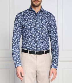 рубашка Emanuel Berg - голубой(ML-Marseille SFJ4)