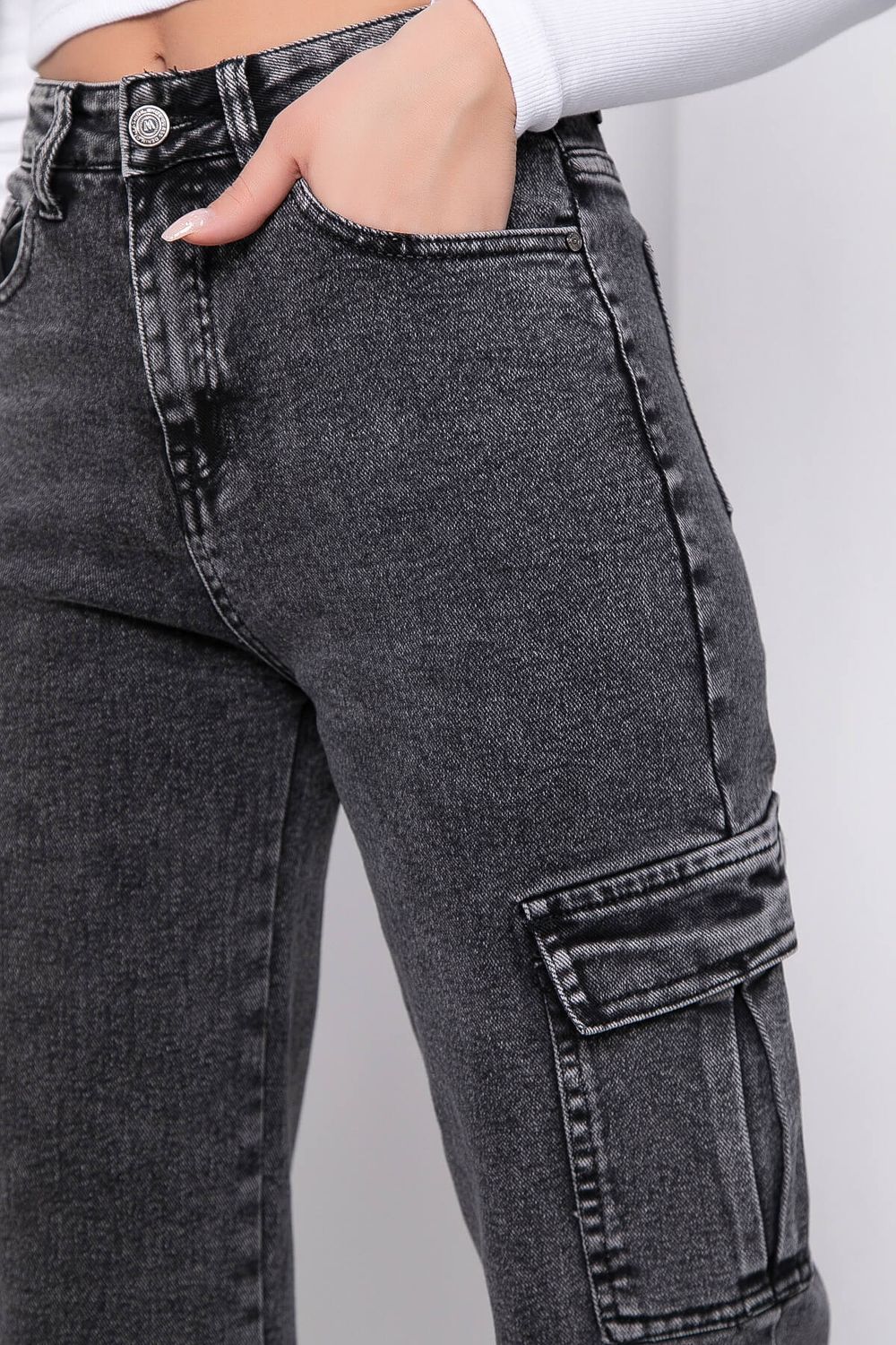 Джинсы "Артемиса" (серые) Б8607 LT Collection