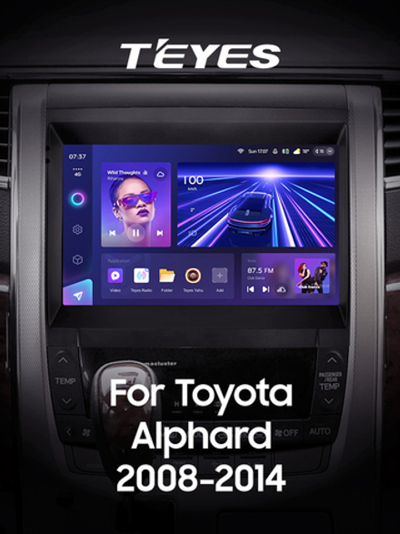 Teyes CC3 2K 9"для Toyota Alphard 2008-2014
