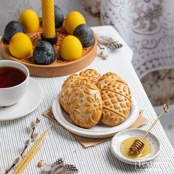 Пряничная форма Пасхальные яйца с цветами