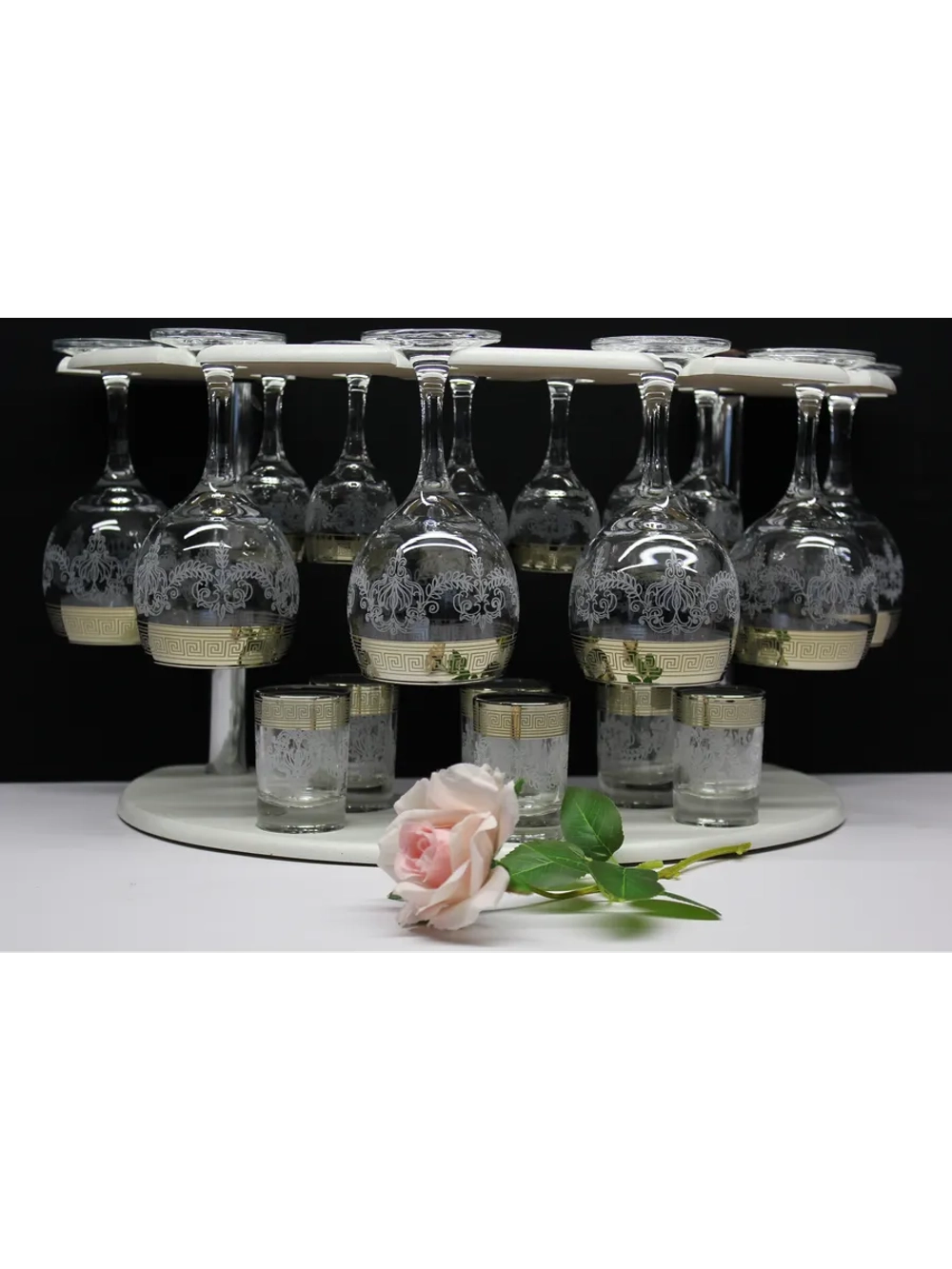 Барный набор 18 предметный с фужером