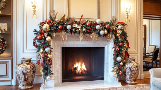 Декоративная плитка в новогоднем интерьере: идеи праздничного оформления