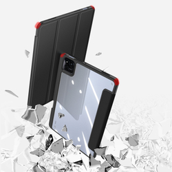 Чехол книжка черного цвета от Dux Ducis для Xiaomi Pad 7 и 7 Pro, серия Toby Series Case, с функцией пробуждения и сна