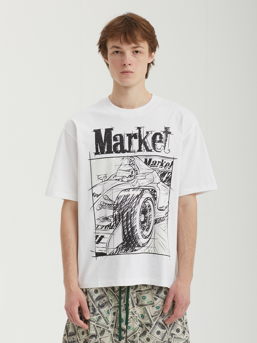 Мужская Футболка Scribbled Formula Uv