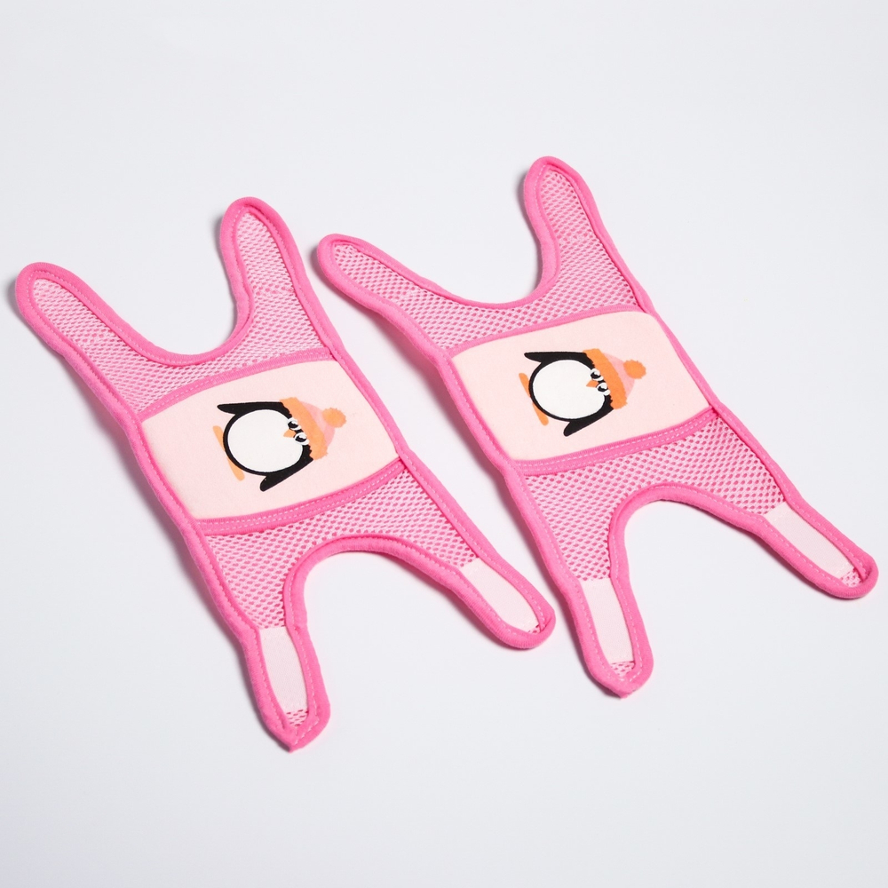 4598980 Набор наколенников, 2 шт, цвет желтый/розовый