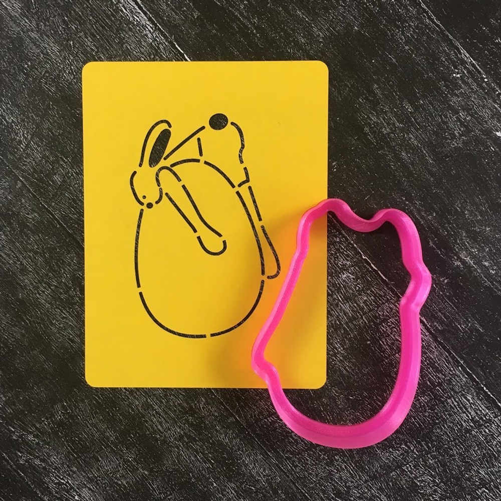 Зайка №64 на яйце