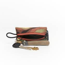 Fabric Key Wallet camo