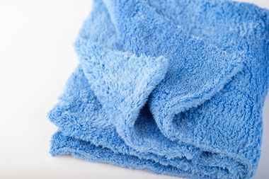 Glosswork Coral fleece Microfiber towel микрофибровое полотенце, цвет синий 400 г/м2