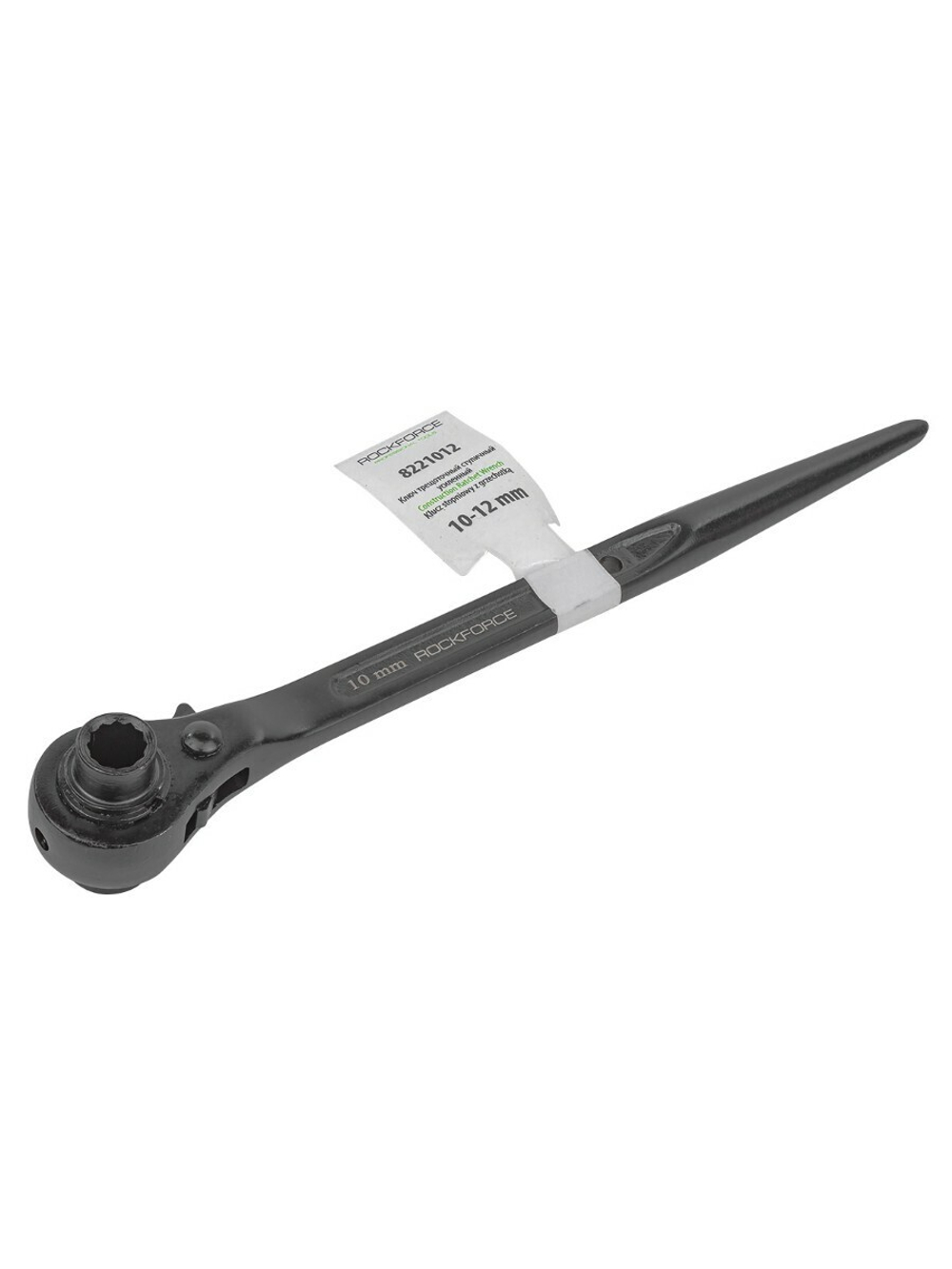 Ключ трещоточный ступичный усиленный 10-12мм RockForce##Rock FORCE RF-8221012