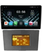 Магнитола для Opel Astra H (перенос БК вниз, серая) - FarCar DX9-7382S монитор 9" IPS на Android 13, 4+64Гб, CarPlay