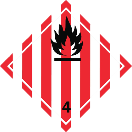 Класс 4.1 "Легковоспламеняющиеся твердые вещества, самореактивные вещества и десенсибилизированные взрывчатые вещества"