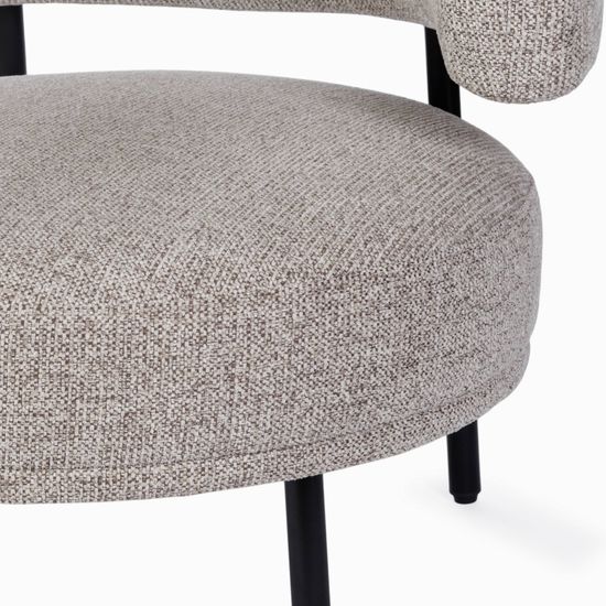 Кресло Lilly цвет светло-серый