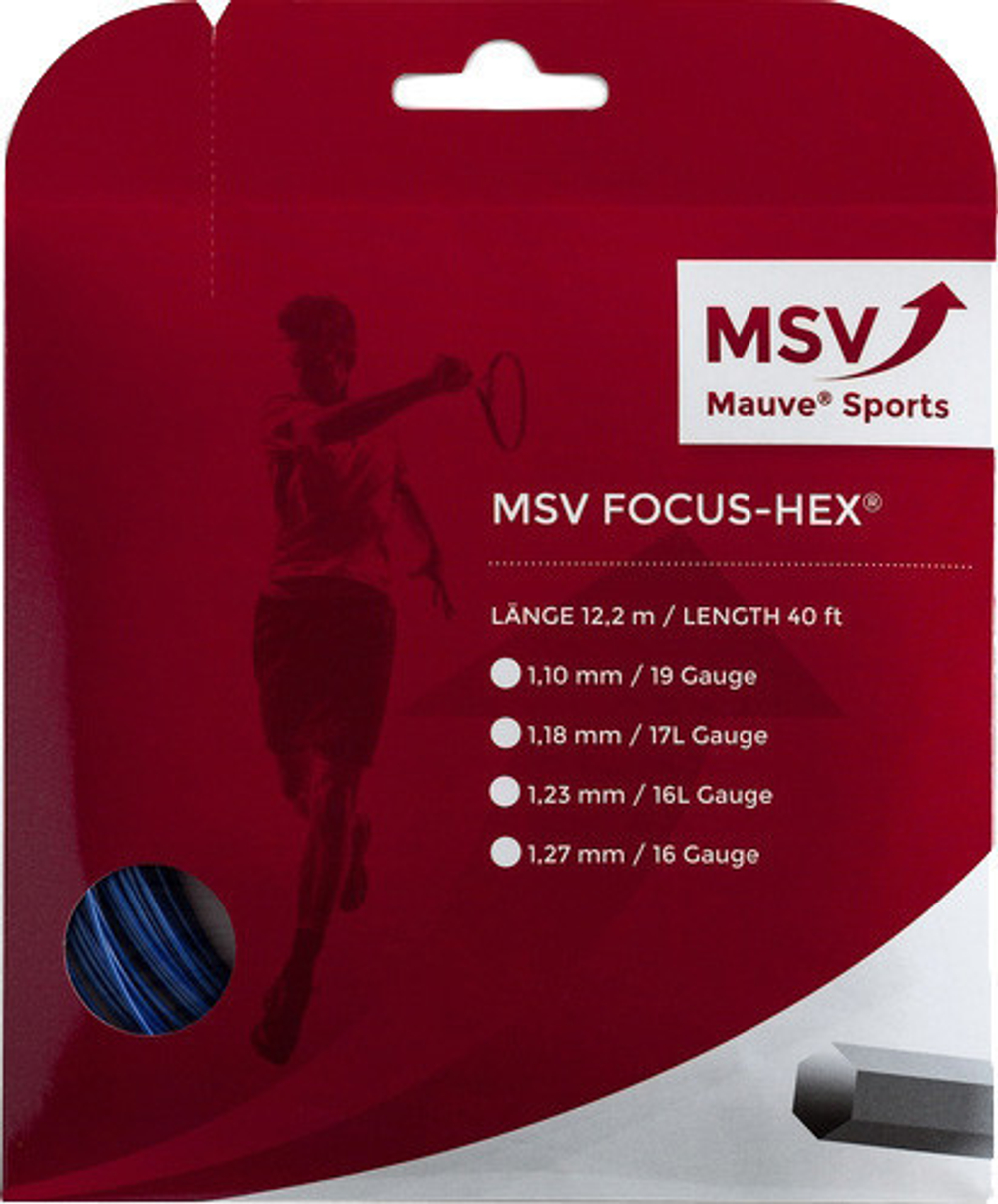 Теннисные струны MSV Focus Hex (200 m) - красный