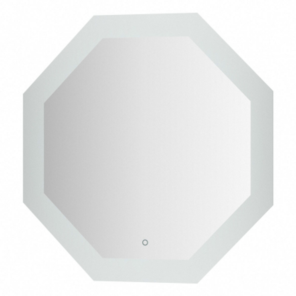 Зеркало Evoform с LED-подсветкой 25,5 W 80х80 см Сенсорный выключатель Нейтральный белый свет