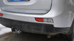 Фаркоп оцинкованный Galia M126A для Mitsubishi Outlander 2012-(паспорт и сертификат в комплекте)(без электрики)