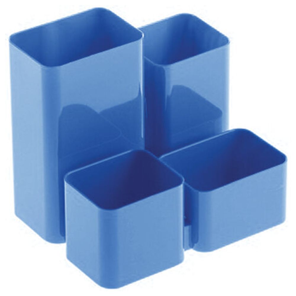 Подставка-органайзер СТАММ "Юниор", 86х108х102 мм, 4 отделения, ассорти, ОР305