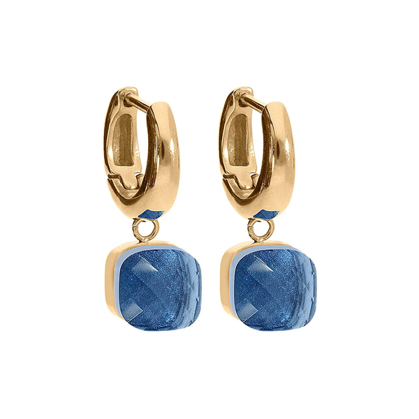 Серьги Qudo FIRENZE (G) Dark Blue 107001/20-4730