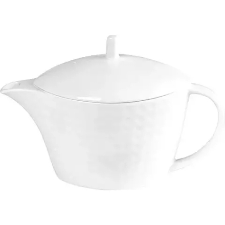 Чайник «Сатиник» фарфор 400мл ,H=140,L=195,B=90мм белый