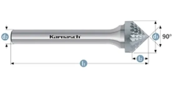 Коронка с твердосплавными напайками LENZ Ø114х25 мм, арт. LZCS-114