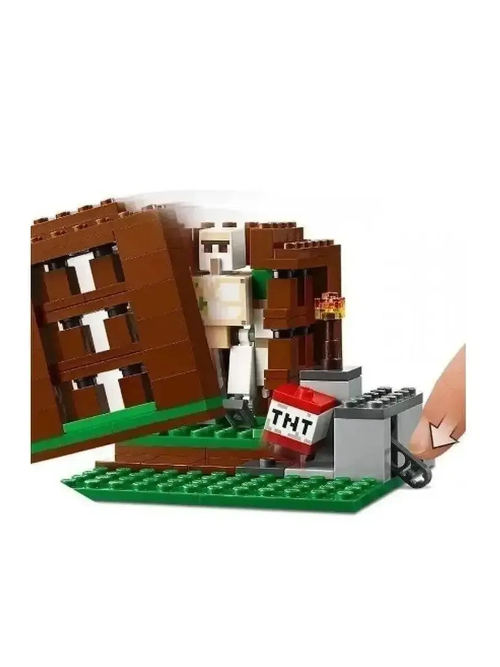 Конструктор Майнкрафт Аванпост разбойников 303 детали 1009