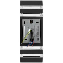 Светильник уличный настенный ЭРА «Астрея» GBW-101-BL-0310 230В 2хЕ27 max 30Вт IP54 310х110x95 вверх/вниз черный | Садово-парковые светильники