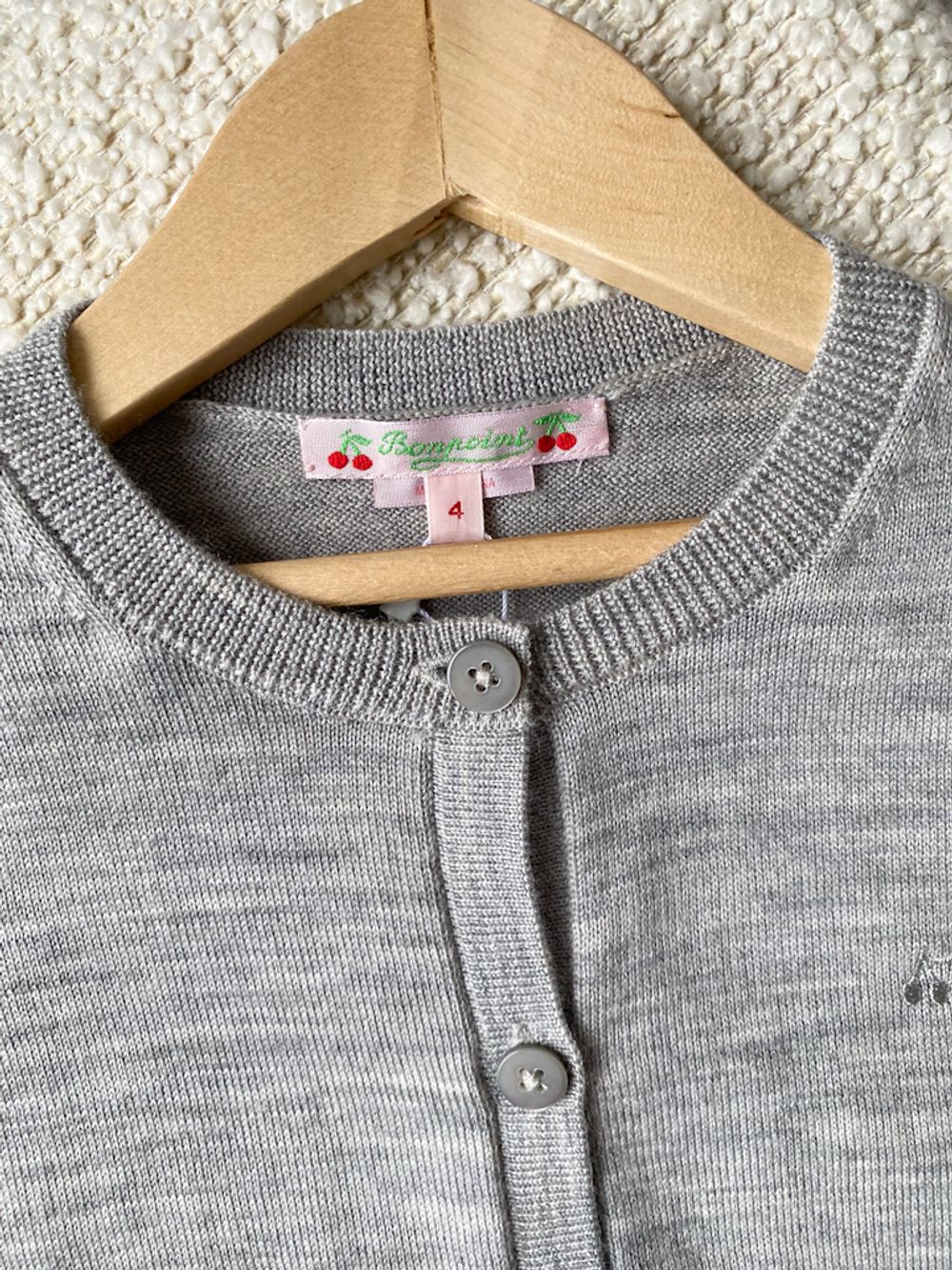 Новый шерстяной кардиган Bonpoint, 104