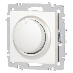 Светорегулятор Intro Accent 6-401-06 поворотный, 600Вт 230В, IP20, СУ, перламутр