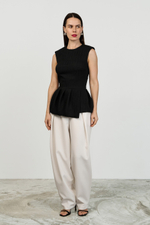 Топ с драпировкой