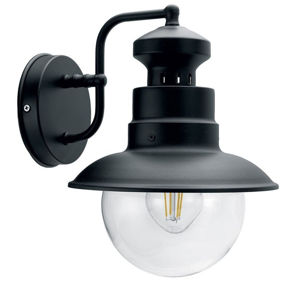 Светильник садово-парковый. 60W 230V IP44 черный. PL571