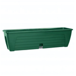 ЯЩИК БАЛКОННЫЙ "LIDO" 2 дренажн. картриджа ЗЕЛЕНЫЙ (М) V12,3л 60*18*16,5