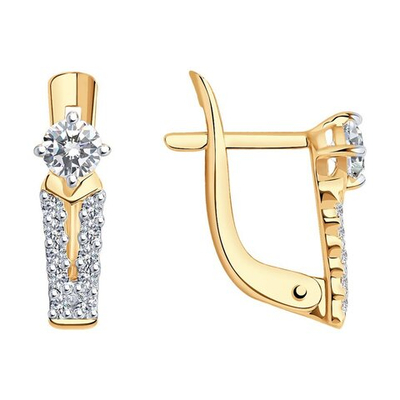 Серьги Au 585 (027458)