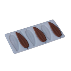 Силиконовый мат для отливки шоколада «Перышки»