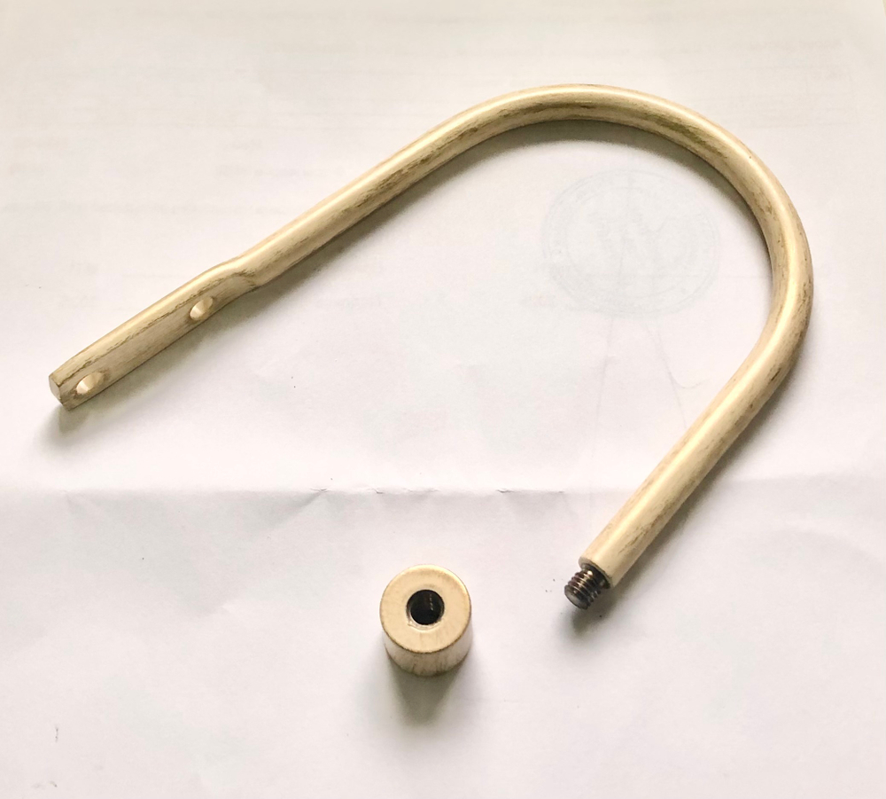 Держатель-подхват для штор Ост, цвет ваниль золото