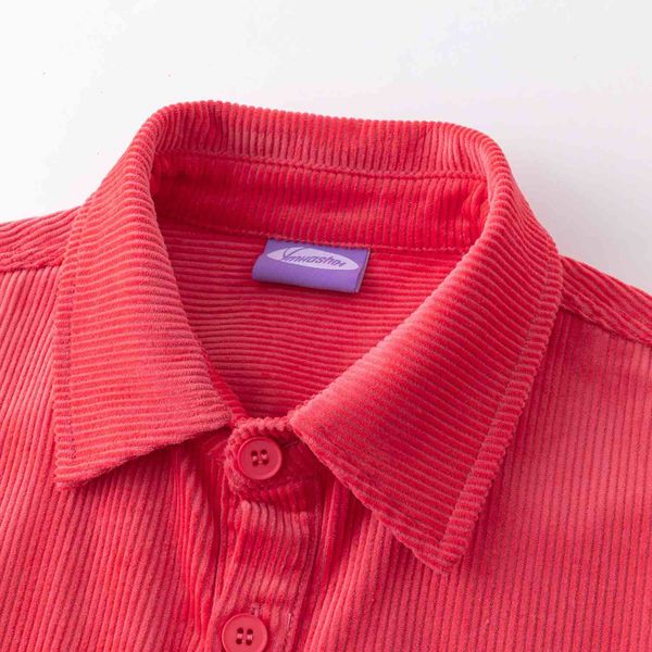 Рубашка Velvet Button багровая - фото 3