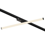 DK6638-BK Поворотный однофазный трековый светильник STROM со светодиодом L600mm 220V 15W 150° 3000K IP20 черный алюминий/акрил