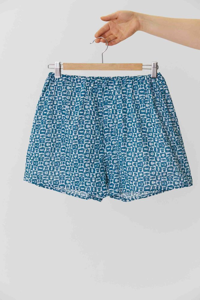 Семейные трусы коричневые с треугольниками