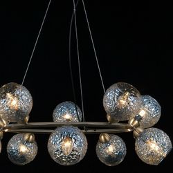 Подвесная люстра ILLUMICO  IL0452-10PSQ-79 AB