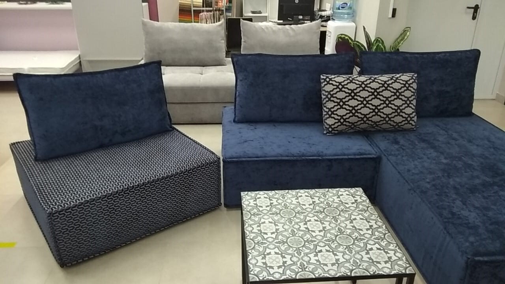 Шенилл Art-Deco indigo (Арт-Деко индиго)