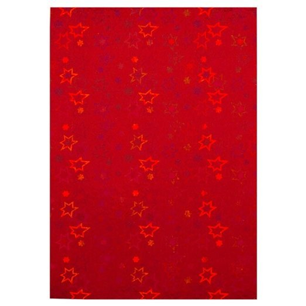 Картон цветной Апплика, А4, голографический, фольгинированный, 5 листов, 5 цветов, картонная папка, "Лев"