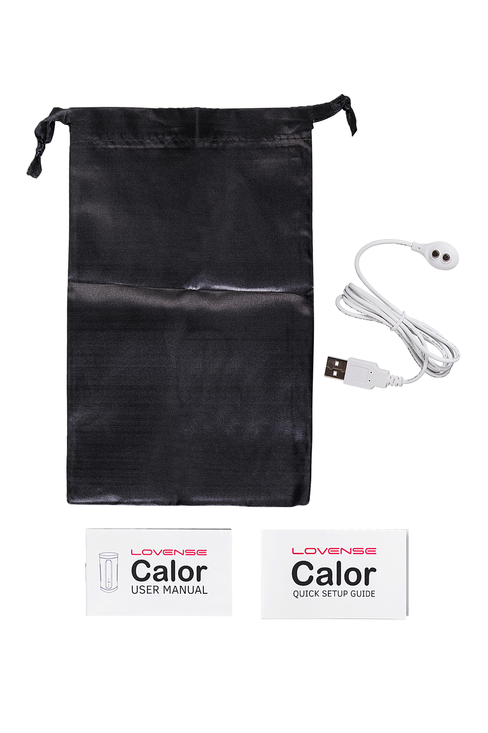 Мастурбатор нереалистичный LOVENSE Calor, TPE, черный, 15,9 см