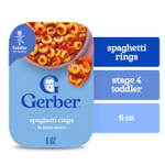 Gerber, Спагетти в мясном соусе, от 12 месяцев, 170 г (6 унций)